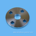 Flat welded plate flange